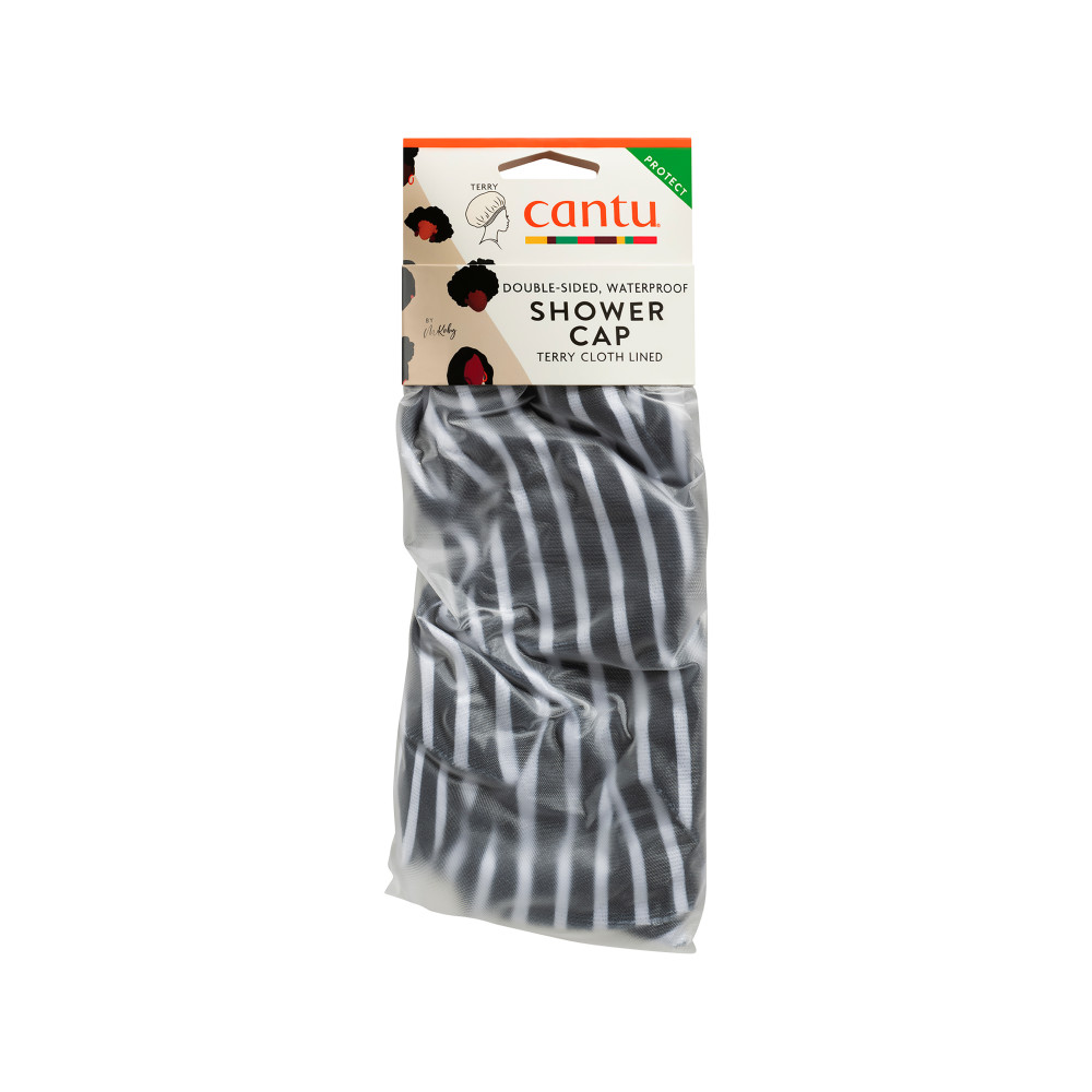 Terry Cloth Lined Shower Cap