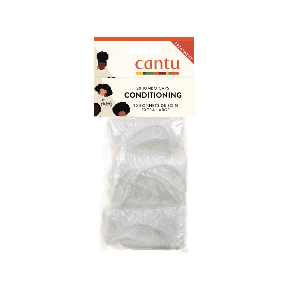 Jumbo Conditioning Cap Clear 20pcs